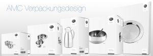 AMC Verpackungsdesign Verschiedene Verpackungen von Edelstahlprodukten